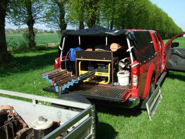 Reparatur am Motor